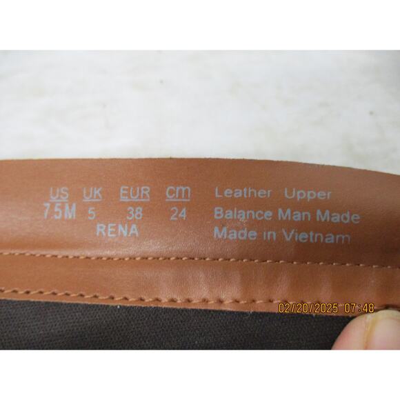 USED Naturalizer Womens Rena Zipper Narrow Calf Knee-High Boots,brown-Size 7.5 M - Picture 14 of 16